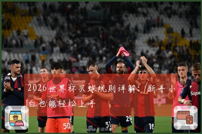 2026世界杯买球规则详解：新手小白也能轻松上手